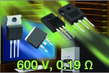 Vishay 600V/0.19R MOSFET 