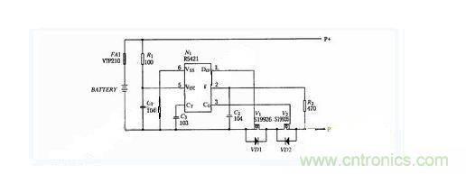 Safety IC + MOSFET+ Fuse