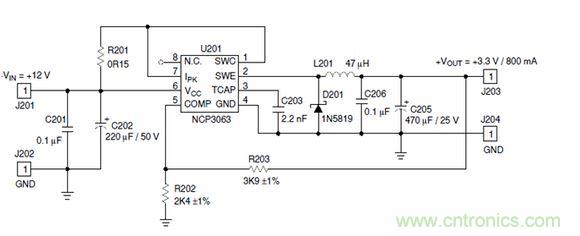 Buck·Ӧʵ-912V3.3V 800mA·