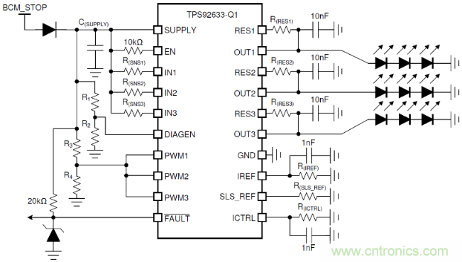 TPS92633-Q1LEDβ/СеӦ